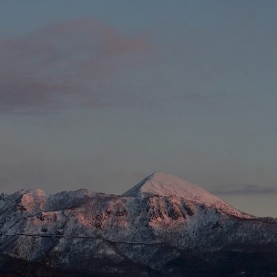 オロフレ山朝陽
